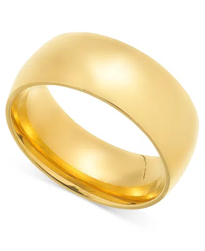 LOLA ADE 18K GOLD-PLATED STAINLESS STEEL CIGAR BAND YURI RING