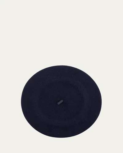 LOLA HATS CIGARETTE WOOL-BLEND BERET HAT