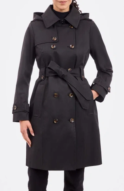 LONDON FOG LONDON FOG COTTON BLEND TRENCH COAT