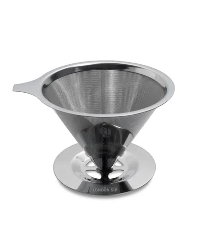 LONDON SIP STAINLESS STEEL COFFEE DRIPPER, 1-4 CUP