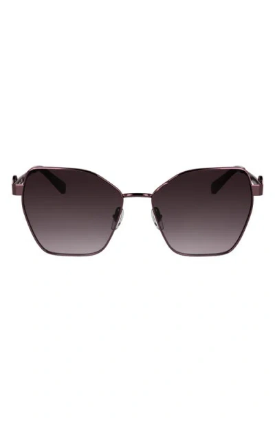 LONGCHAMP LONGCHAMP 58MM GRADIENT SQUARE SUNGLASSES