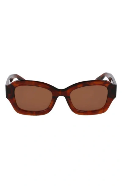 LONGCHAMP LONGCHAMP HERITAGE 50MM CAT EYE SUNGLASSES