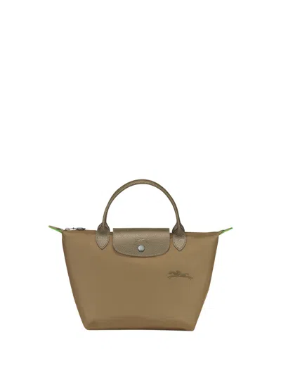 LONGCHAMP `LE PLIAGE GREEN` SMALL HANDBAG