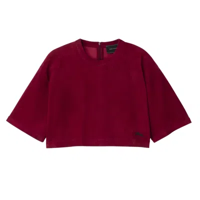 LONGCHAMP LEATHER CROP TOP