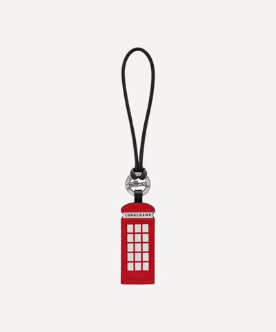LONGCHAMP LONGCHAMP WOMEN'S LONDON RED PHONE BOOTH KEYRING