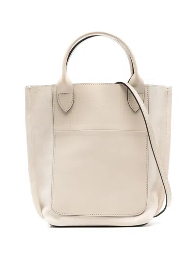 LONGCHAMP XS CABAS SUEDE TOTE BAG