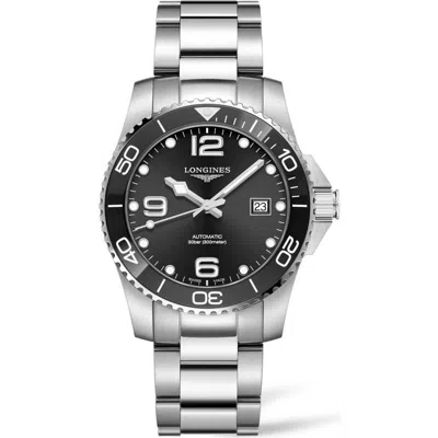 LONGINES LONGINES HYDROCONQUEST AUTOMATIC BRACELET WATCH, 41MM