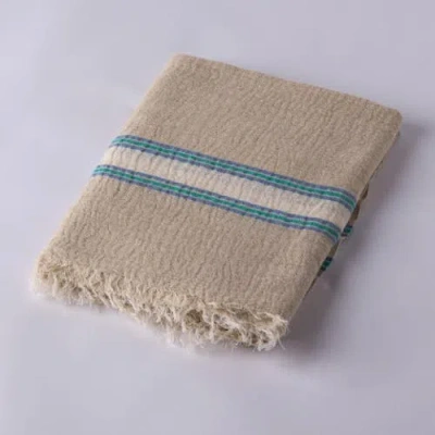 LOOM.IST LOOM.IST HAND LOOMED MUSLIN LINEN BEACH TOWEL