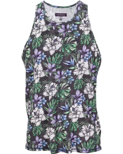 LORDS OF HARLECH MEN'S TEDFORD COLORFUL FLORAL BLACK