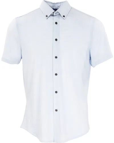 LORDS OF HARLECH MEN'S TODD KNIT SHIRT - WHITE