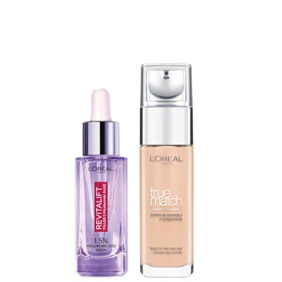 L'ORÉAL PARIS L’OREAL PARIS HYALURONIC ACID FILLER SERUM AND TRUE MATCH HYALURONIC ACID FOUNDATION DUO (VARIOUS SH