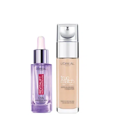 L'ORÉAL PARIS L’OREAL PARIS HYALURONIC ACID FILLER SERUM AND TRUE MATCH HYALURONIC ACID FOUNDATION DUO (VARIOUS SH