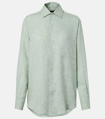 LORO PIANA ANDRÉ LINEN SHIRT