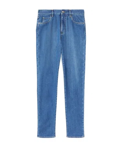 LORO PIANA BELT-LOOP JEANS