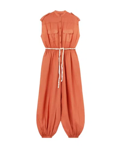 LORO PIANA CHINESE NECKTIE JUMPSUIT