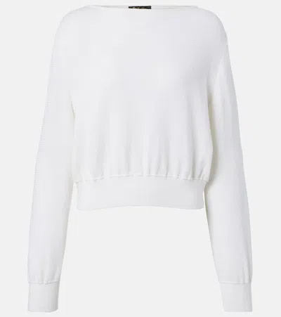 LORO PIANA DORA BALTEA SILK AND COTTON SWEATER