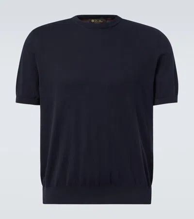 LORO PIANA KNITTED COTTON T-SHIRT
