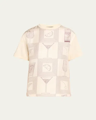 LORO PIANA MAZZORBO SHORT-SLEEVE SILK COTTON T-SHIRT