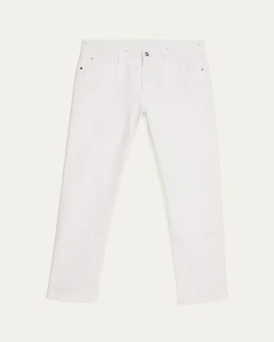 LORO PIANA MEN'S QUARONA DENIM FIVE-POCKET PANTS