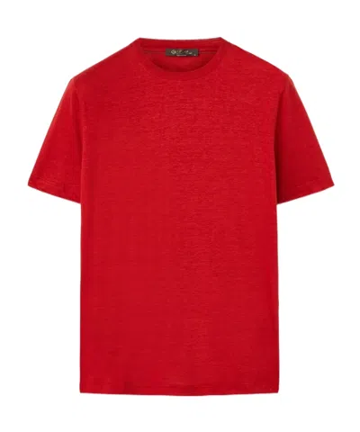 LORO PIANA OPEN-NECKED BLACK SHIRT