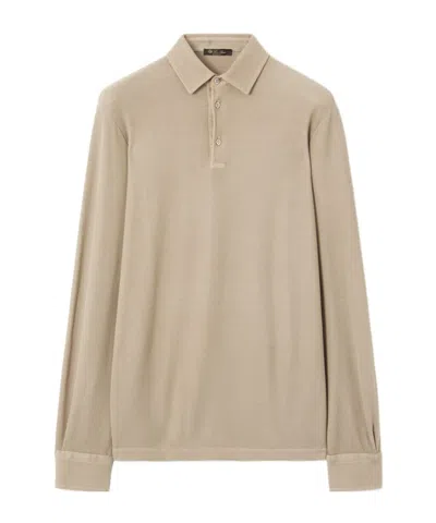 LORO PIANA LORO PIANA LONG-SLEEVED POLO SHIRT