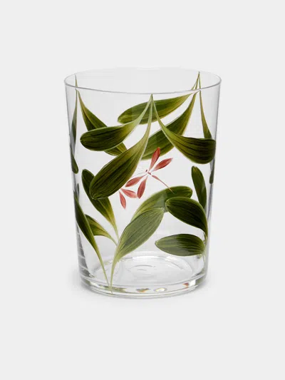 LOS VASOS DE AGUA CLARA DRAGONFLY HAND-PAINTED GLASS TUMBLERS (SET OF 6)