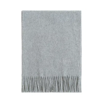 LOST PATTERN NYC WOMEN'S LOST IN WARMTH CLASSIC CASHMERE SCARF - GREY