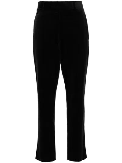 LOUIS VUITTON 1990-2000S TAPERED VELVET TROUSERS