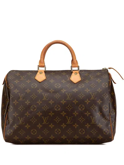 LOUIS VUITTON 1995 MONOGRAM SPEEDY 35 BOSTON BAG