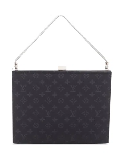 LOUIS VUITTON 2000 MONOGRAM SATIN ANGE PM HANDBAG
