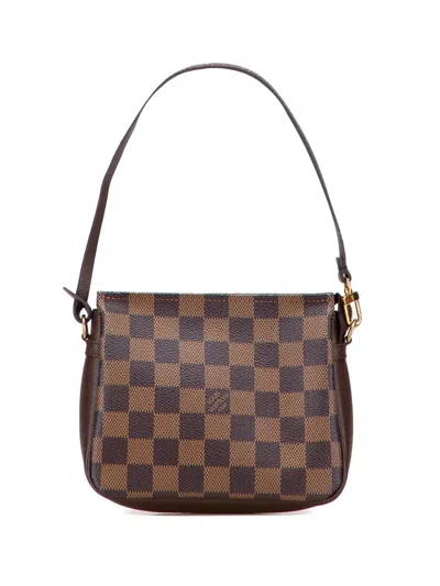 LOUIS VUITTON 2001 DAMIER EBENE TROUSSE POCHETTE HANDBAG