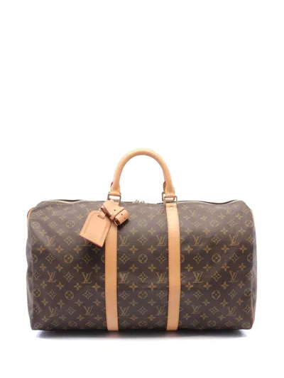 LOUIS VUITTON 2002 KEEPALL 50 DUFFLE BAG