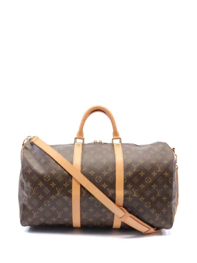 LOUIS VUITTON 2003 KEEPALL 50 BANDOULIÈRE TWO-WAY TRAVEL BAG