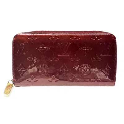 LOUIS VUITTON AMARANTE MONOGRAM VERNIS LONG WALLET (BI-FOLD) (PRE-OWNED)