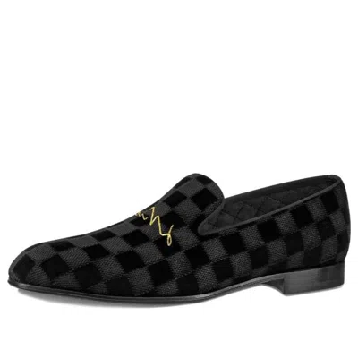 LOUIS VUITTON LOUIS VUITTON Auteuil Velvet Shoes 'Black'
