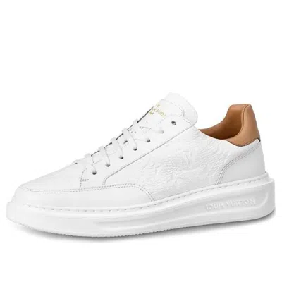 LOUIS VUITTON LOUIS VUITTON Beverly Hills Sneakers 'White Monogram with Caramel Top'