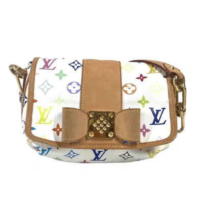 LOUIS VUITTON LOUIS VUITTON BLANC MULTI-COLOR WHITE MONOGRAM MULTICOLORE HANDBAG SHOULDER BAG (PRE-OWNED)