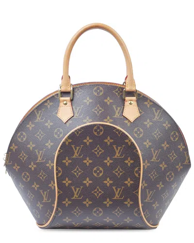 LOUIS VUITTON LOUIS VUITTON BROWN MONOGRAM COATED CANVAS ELLIPSE (AUTHENTIC PRE-LOVED)