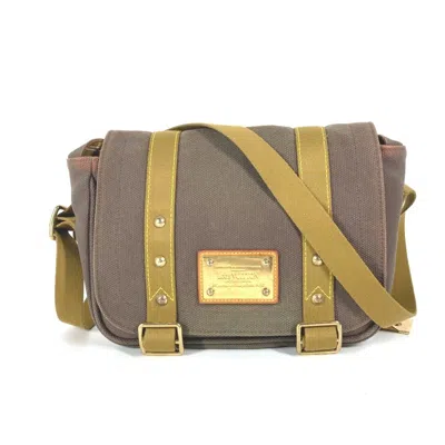 LOUIS VUITTON CANVAS SHOULDER BAG (PRE-OWNED)