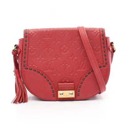 LOUIS VUITTON CERISE COLOR LEATHER SHOULDER BAG (PRE-OWNED)