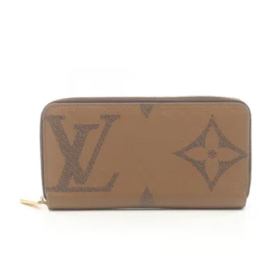 LOUIS VUITTON COATED CANVAS LEATHER LONG WALLET (BI-FOLD) (PRE-OWNED)