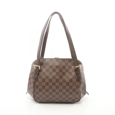 LOUIS VUITTON COATED CANVAS SHOULDER BAG (PRE-OWNED)