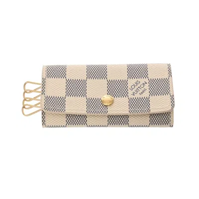 LOUIS VUITTON DAMIER AZUR BLUE DAMIER AZUR KEYCASE (PRE-OWNED)