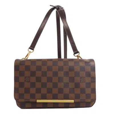 LOUIS VUITTON DAMIER CANVAS EBENE DAMIER CANVAS SHOULDER BAG (PRE-OWNED)