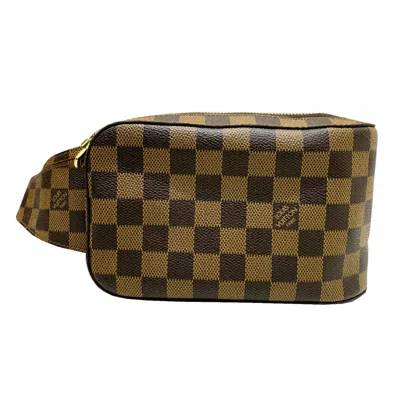 LOUIS VUITTON DAMIER CANVAS EBENE DAMIER CANVAS SHOULDER BAG SLING BAG (PRE-OWNED)