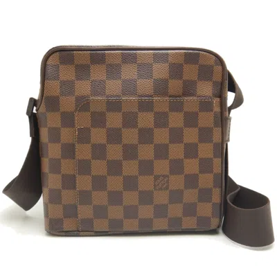 LOUIS VUITTON DAMIER CANVAS EBENE PVC SHOULDER BAG (PRE-OWNED)