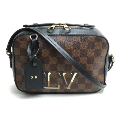 LOUIS VUITTON DAMIER CANVAS LEATHER SHOULDER BAG (PRE-OWNED)