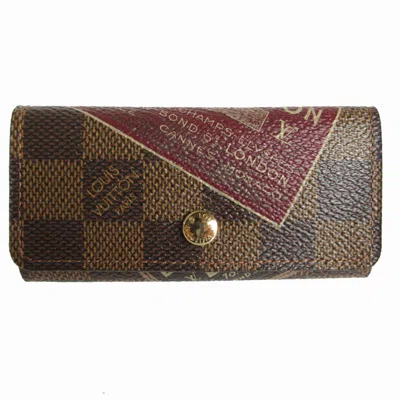 LOUIS VUITTON DAMIER DAMIER CANVAS DAMIER CANVAS KEYCASE (PRE-OWNED)