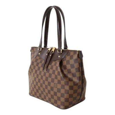 LOUIS VUITTON DAMIER DAMIER CANVAS EBENE HANDBAG SHOULDER BAG (PRE-OWNED)