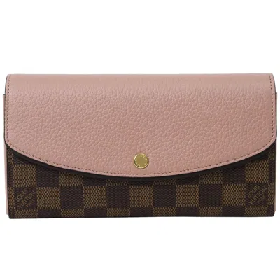 LOUIS VUITTON DAMIER DAMIER CANVAS EBENE MAGNOLIA LONG WALLET (BI-FOLD) (PRE-OWNED)